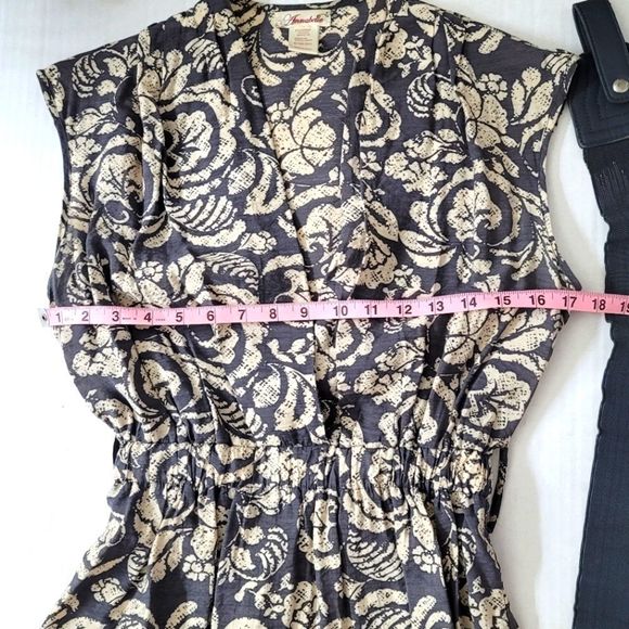 Annabelle- Capsleeve Botanical Print Mini Dress, Sz. Medium - Picture 7 of 13